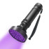 UV-Lys lommelykt med 100 UV-LED