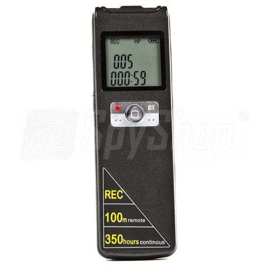 Profesjonell lydopptaker med trådløs romavlytting