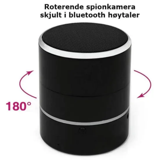 skjult WiFi kamera i høyttaler