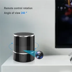 Skjult kamera i høyttaler – roterende WiFi spionkamera med app