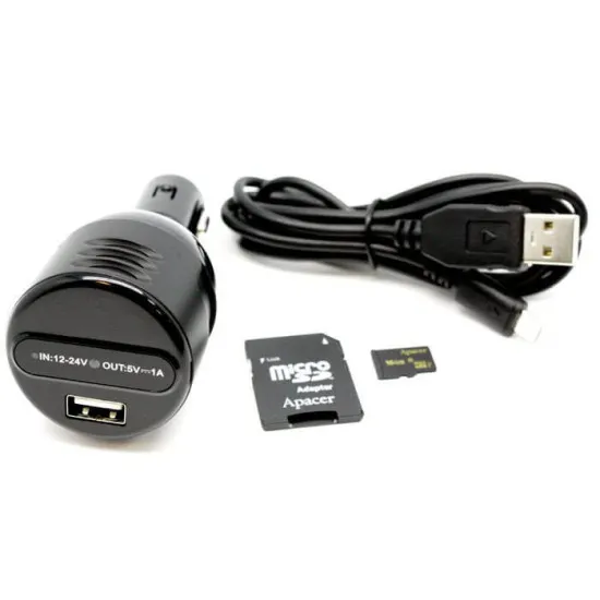 Skjult kupékamera i billader LawMate PV-CG20 – spionkamera for bil med Full HD