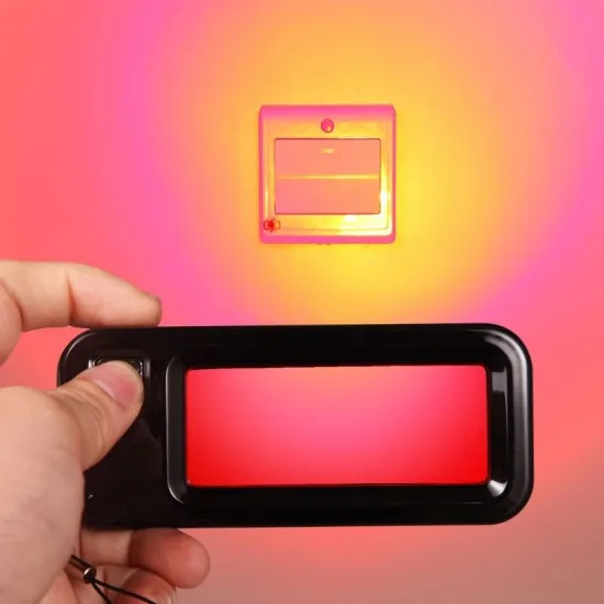 Kamera detektor med infrarøde LED-lys for å finne skjulte kameraer