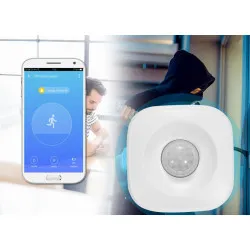 PIR bevegelsessensor med appstyring og WiFi   